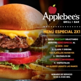 Promoción Applebees a domicilio: 2×1 en platillos seleccionados para llevar