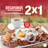 2×1 en desayunos de lunes a viernes en Applebee’s