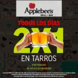 Tarros de cerveza al 2×1 en Applebee’s todos los días