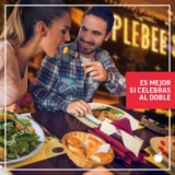 Promoción Applebees de 2 entradas + 2 platillos + 2 bebidas por $339