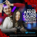 Promoción Arena Mes del Amor: Juega 90 minutos y recibe 30 minutos más