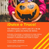 Ve disfrazado este fin de semana a Artz Pedregal y recibe bolsa de dulces de regalo