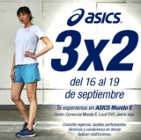 3×2 en calzado seleccionado en Asics
