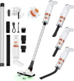 Aspiradora inalámbrica recargable con accesorios baja a un excelente precio