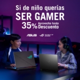 Asus Día del Niño 2026: 35% de descuento en equipos Asus y Rog