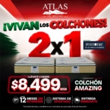 Mes Patrio Colchones Atlas: 2×1 en colchones participantes