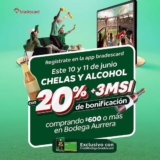 Bodega Aurrerá Bradescard: 20% de bonificación + 3 msi en Chelas, Vinos y Licores hoy