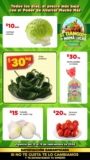 Bodega Aurrerá Tianguis de frutas y verduras lista de precios al 19 de septiembre 2024
