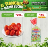 Ofertas Bodega Aurrerá Tianguis de frutas y verduras 13 al 19 de octubre 2023