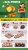 Bodega Aurrera Tianguis de frutas y verduras Precio Bodega al 1 de octubre 2026