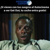 Entrada gratis para ver la película de Get Out en Autocinema Coyote si vas con tus suegro