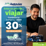 Promo Autovías: 30% de descuento con Compra anticipada