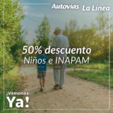 50% de descuento en boletos para niños y adultos mayores en autobuses Autovías