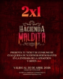 2×1 en Hacienda Maldita en Aztlán Feria de Chapultepec con consumo en sus restaurantes