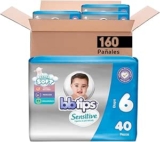 Pañales bbtips Sensitive Etapa 6 Extra Grande con 160 piezas baja de precio