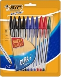 Juego de 10 plumas Bic Cristal bajan a su menor precio