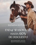 Terceras Rebajas Banana Republic: Hasta 60% de descuento