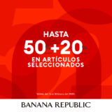 Últimas Rebajas Banana Republic: Hasta 50% de descuento + 20% adicional a lo ya rebajado