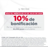 Días de Compras Banorte 23 y 25 de julio: 10% de bonificación ó 9 Meses Sin Intereses