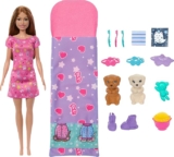 Muñeca Barbie set de juego pijamada con perritos baja a un gran precio