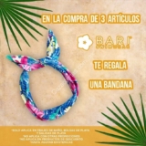 En BARI Swimwear compra 3 productos y llévate de regalo una bandana