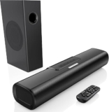 Barra de sonido con subwoofer de 90 W de potencia baja a su menor precio