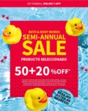 Bath & Body Works Semi-Annual Sale 2025: Hasta 50% + 20% off