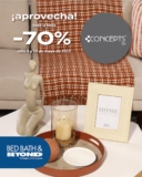 70% de descuento en la marca Concepts Life en Bed Bath & Beyond hoy y mañana