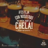 Promoción BeerFactory Día de la Cerveza 4 de agosto: Sampler gratis de cerveza