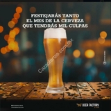 Promoción Día de la Cerveza de Beer Factory: 2×1 en cervezas los martes y jueves de agosto