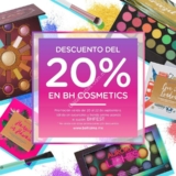 Promoción Bellísima de 20% de descuento en artículos BH Cosmetics