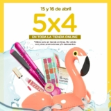 5×4 en toda la tienda en línea de Bellísima hoy y mañana