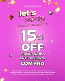 Cupón Bellísima de 15% de descuento en tu siguiente compra