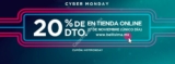 Promoción Bellísima Hot Monday 2017: cupón del 20% de descuento