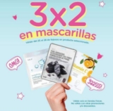 Promo Bellísima: 3×2 en mascarillas