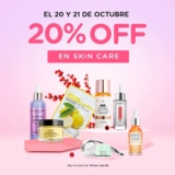 En Bellísima 20% de descuento en todos los productos de cuidado de la piel
