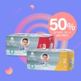 En Farmacias Benavides segundo a mitad de precio en pañales bbtips