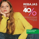 Rebajas de fin de temporada Benetton: Hasta 40% de descuento