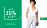 En Benetton Rebajas de hasta 30% de descuento en toda la tienda