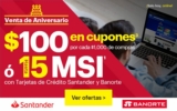 Best Buy Venta de Aniversario 2020: $100 en cupones por cada $1,000 de compra con Banorte y Santander