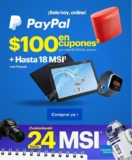 Promoción Best Buy Paypal de $100 en cupones por cada $1,000 de compra + 18 MSI en tienda en línea