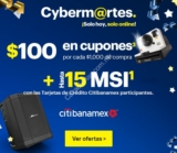 Ofertas Best Buy Cyber Martes Citi Banamex: $100 en cupones por cada $1,000 de compra + 15 MSI