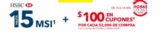 En Best Buy Horas Locas HSBC: $100 en cupones por cada $2,000 + 15 MS