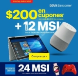 Promoción Best Buy BBVA Bancomer de $200 en cupones por cada $2,000 de compra + 12 MSI