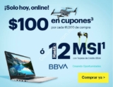 En Best Buy $100 en cupones por cada $1,000 de compra + 12 MSI con BBVA Bancomer