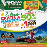 Entrada GRATIS para maestors en Bioparque Estrella y entrada a mitad de precio para acompañantes durante mayo