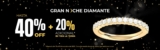 Noche Diamante Bizzarro: Hasta 40% de descuento + 20% adicional en toda la tienda