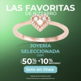 Promoción Joyerías Bizzarro: Hasta 50% de descuento + 10% adicional en su tienda en línea hoy