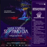 Boletos GRATIS para Cirque du Soleil Sep7imo Día Soda Stereo con tus compras en Pabellón Polanco y Plaza Carso