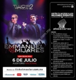 Boletos gratis para el concierto de Emmanuel y Mijares con tus compras en Plaza Carso